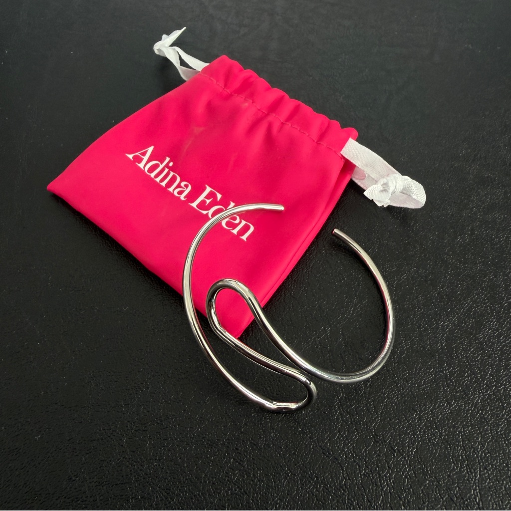 Adina Eden Silver Cuff Bracelet 35$